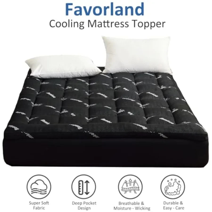 Cooling Bamboo Mattress Pad